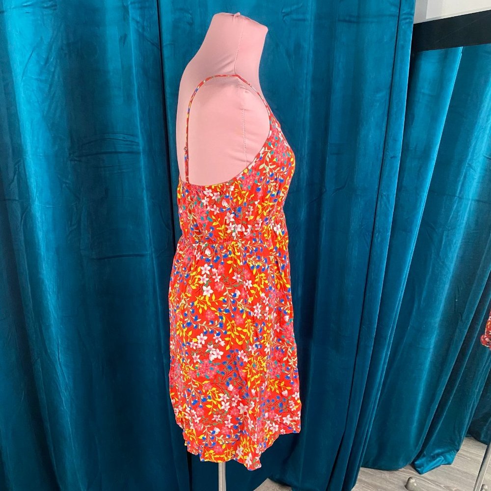 Gap Floral Print Fit & Flare Cami Dress - Picture 4 of 7